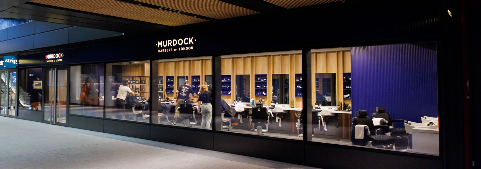 Murdock Barbers - Broadgate Centre, London, UK.